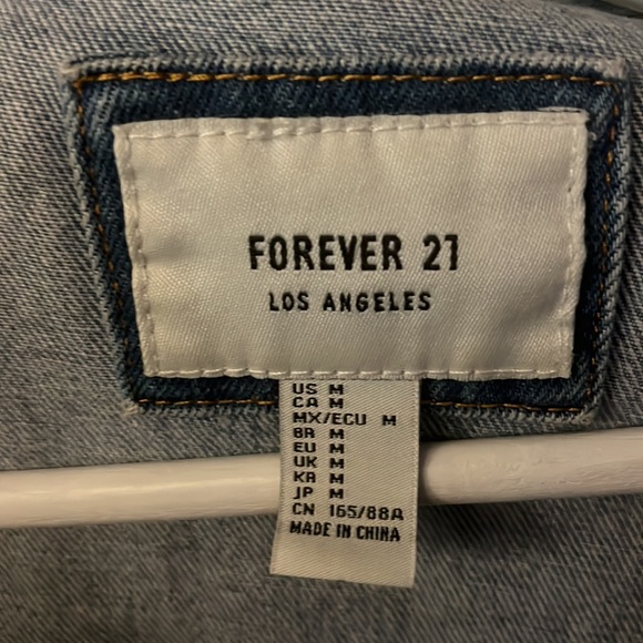 Forever21 Jean jacket (barely worn) - Picture 3 of 3